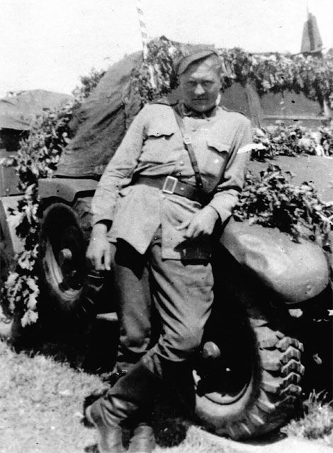 Powrót z frontu. IX 1945.